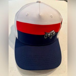 Legendary Headwear Red/White/Blue Snapback Golf Hat-Olde Homestead Golf Club